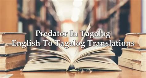 predator in tagalog